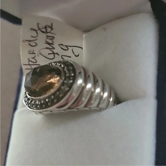 New John Hardy Smoky Topaz Ring